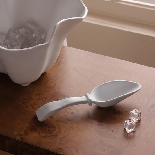 Bianca Ice Scoop - White Melamine