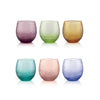 Luca Multicolor Glasses - Set of 6