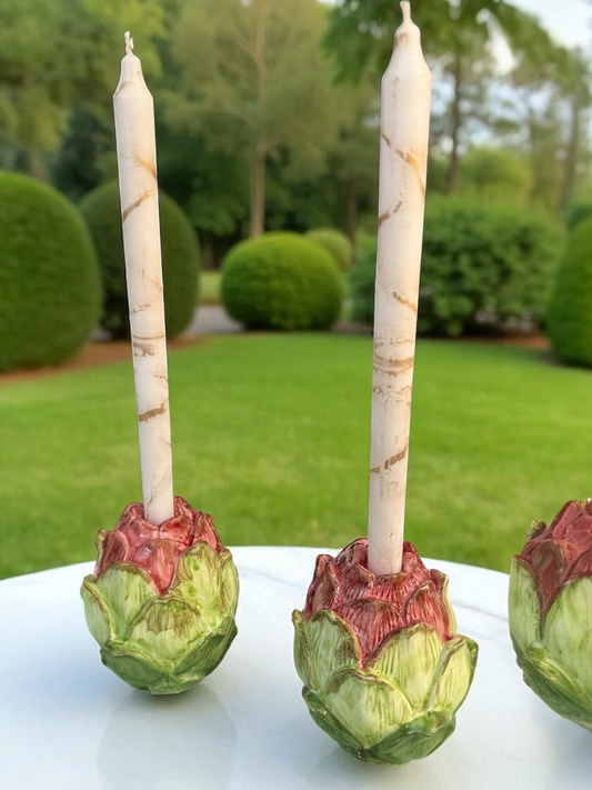Tuscan Artichoke Candle Holder