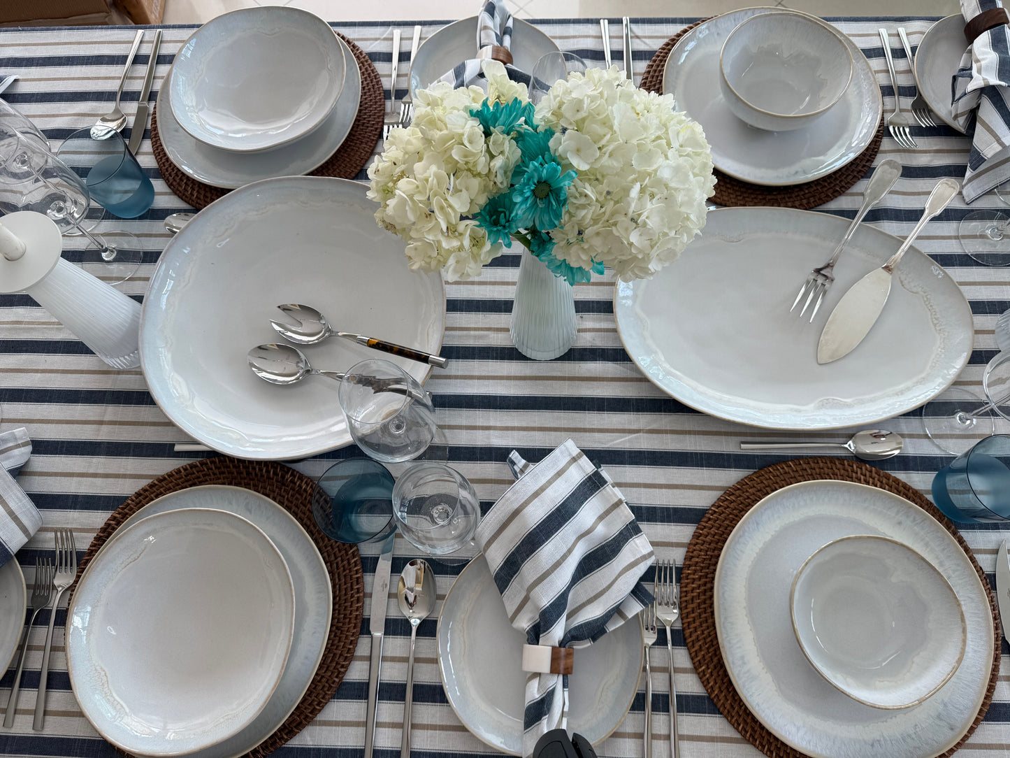 Algarve Striped Dinner Napkin