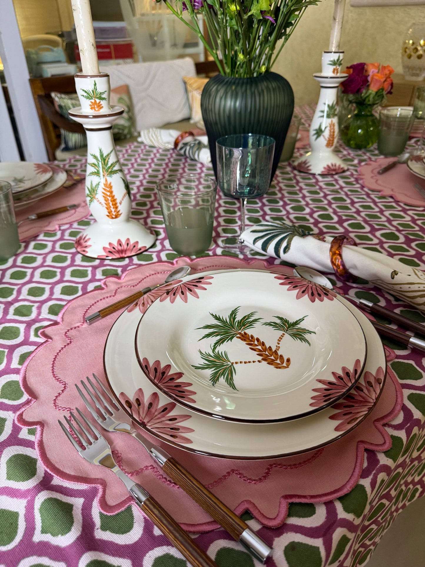 Date Tree Dinner Plate