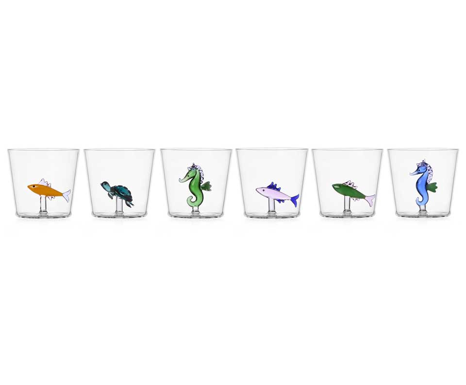 Marine Garden Assorted Tumblers - Set of 6