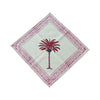 Pink Palm Tree Dinner Napkin - Set of 4