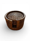 Rattan Coasters - Set of 6