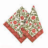 Pomegranate Cotton Dinner Napkins - Set of 4