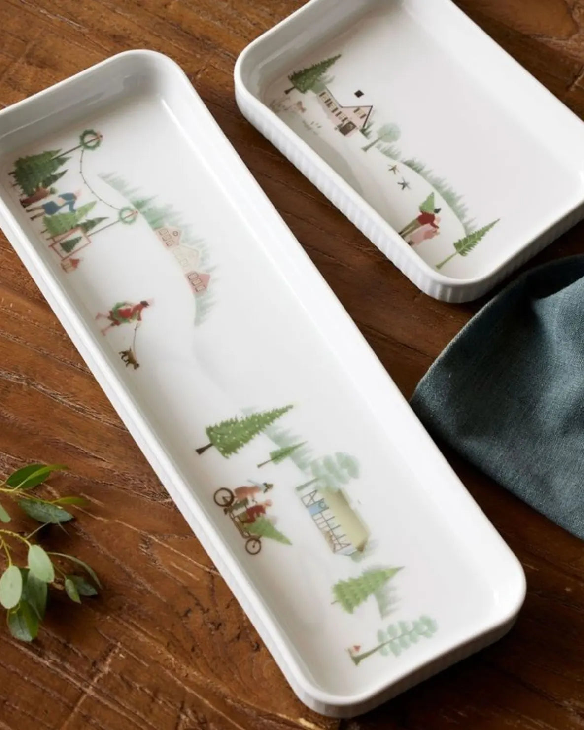 Winter Toulouse Holiday Appetizer/Tapas Plates