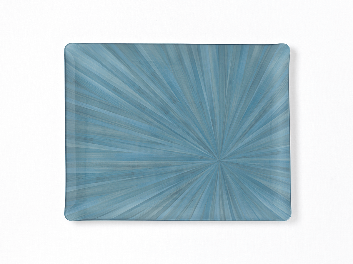 Soleil Serving Tray - Ocean Blue