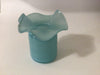 Opaline Ruffle Bud Vase