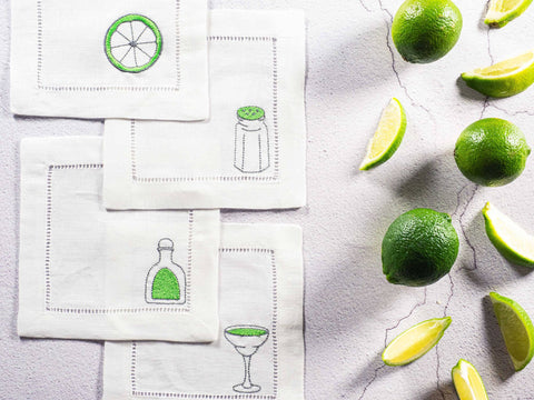 Margarita Time Coasters - Set of 4