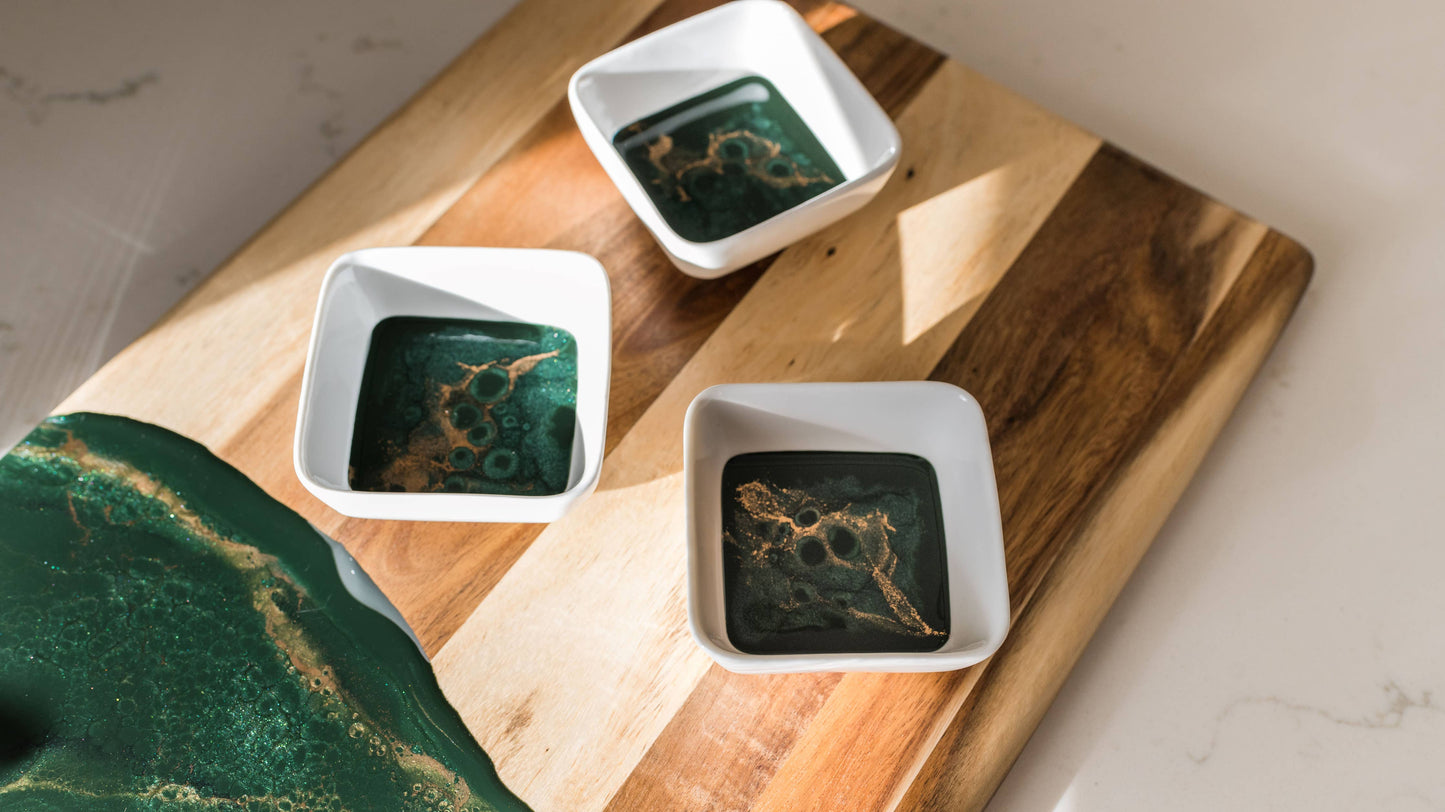 Ocean Vibes Dipping Bowls - Set of 3