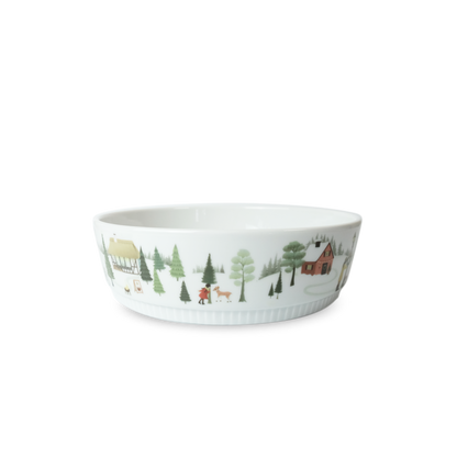 Winter La Plagne Serving Bowl