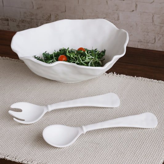 Bianca Round Bowl - White Melamine