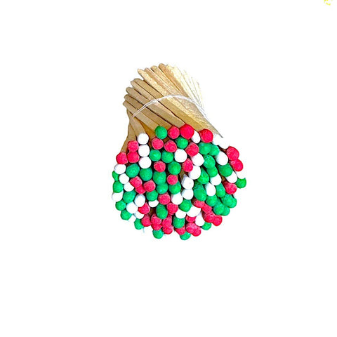 3" Colored Matches: Bundles of 100, 18+ Color Options