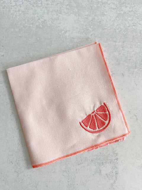 Citrus Cocktail Napkins - Set of 4