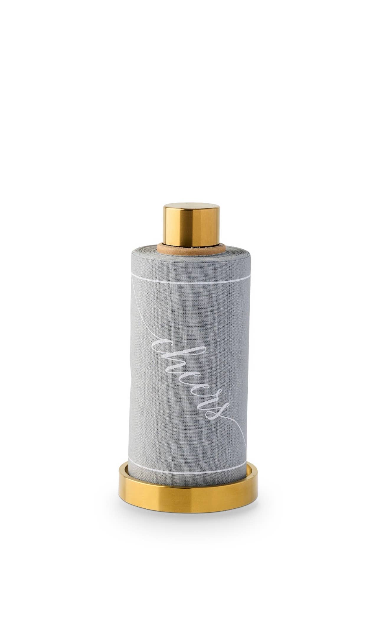 Grey Silver Fox Cocktail Napkin Roll