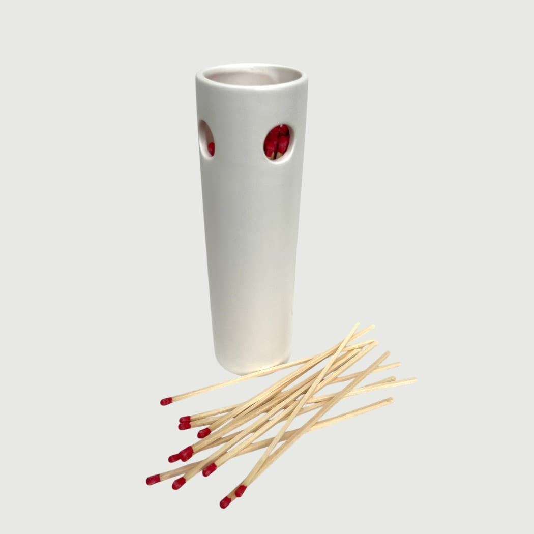 Ceramic Fireplace Matchstick Holder