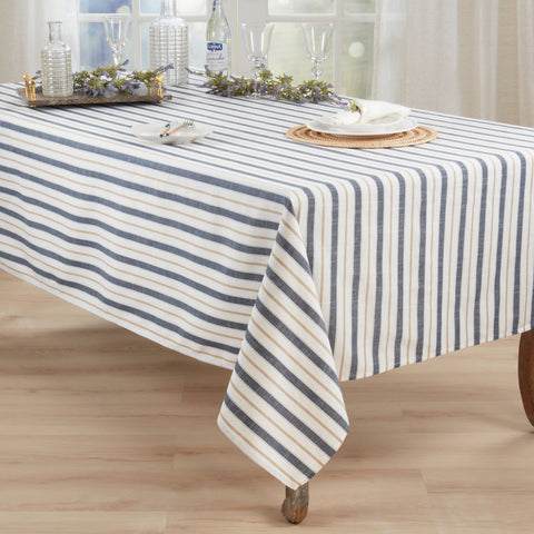 Algarve Striped Tablecloth