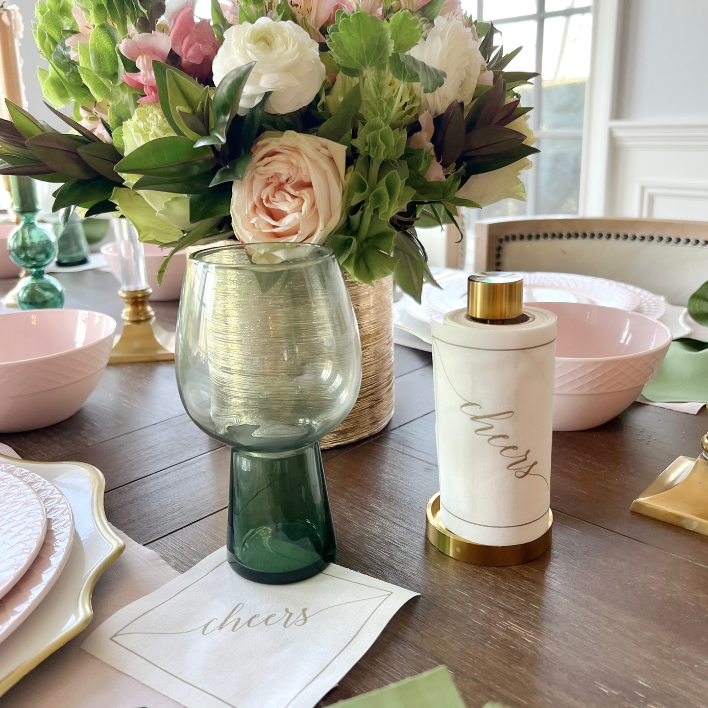 Gold Salute Cocktail Napkin Roll