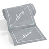 Grey Silver Fox Cocktail Napkin Roll