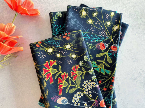 Peacock Dinner Napkins - Set of 4