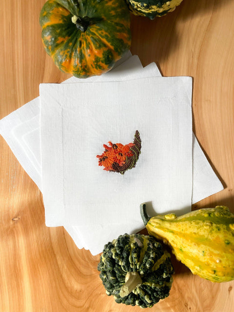 Thanksgiving Cocktail Napkins - Set of 4