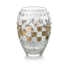 Sixties Gold Glass Vase