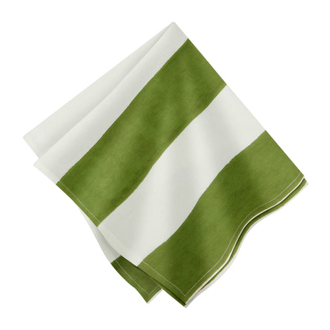 St. Tropez Striped Cotton Dinner Napkins - Set of 4