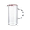 Sweet Candy Cane Glass Pitcher