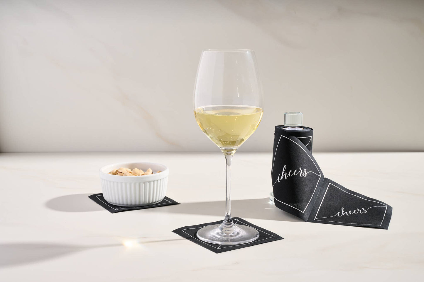 Cocktail Napkin Stand - Glass