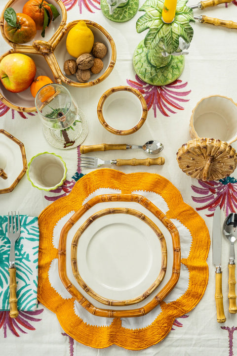 Bamboo Collection Appetizer/Bread Plate