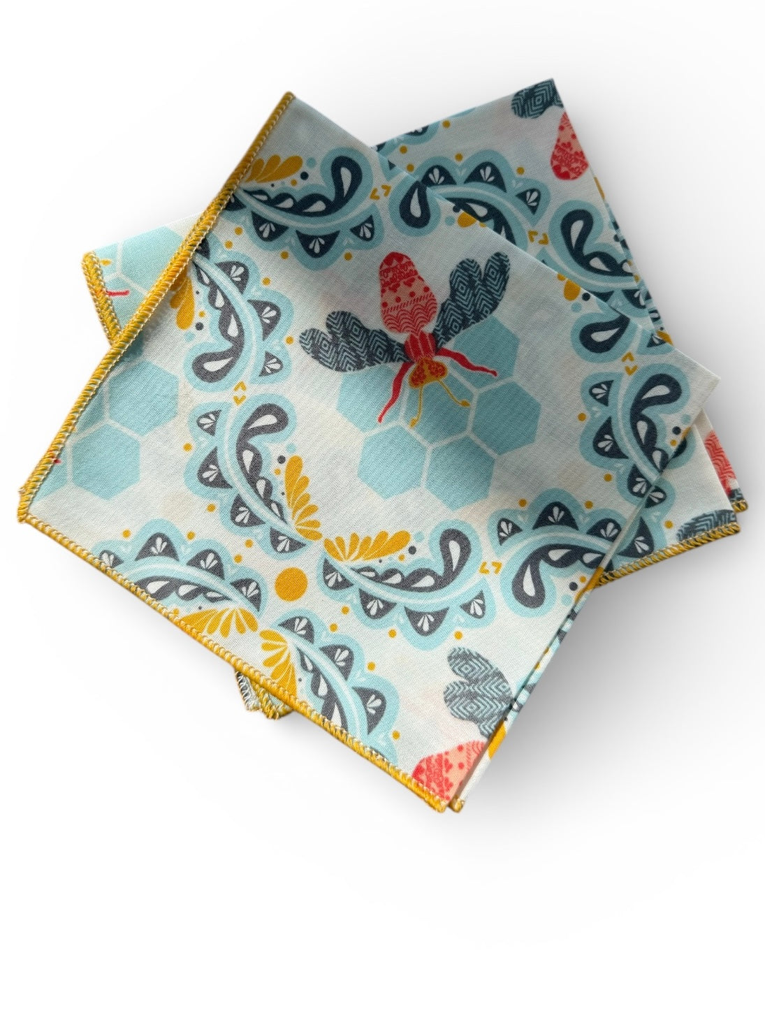 Honey Bee Cocktail Napkins - Set of 4