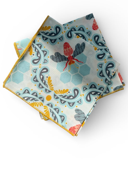 Honey Bee Cocktail Napkins - Set of 4