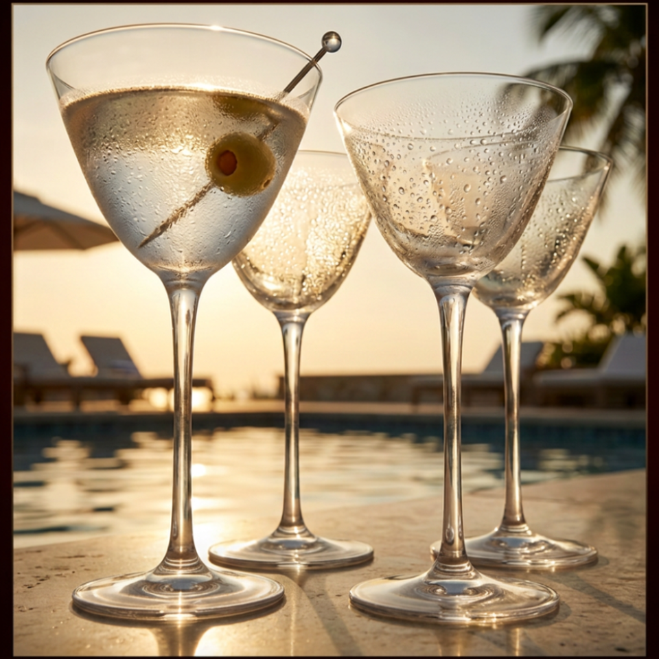 Borough Martini Glass - Set of 4