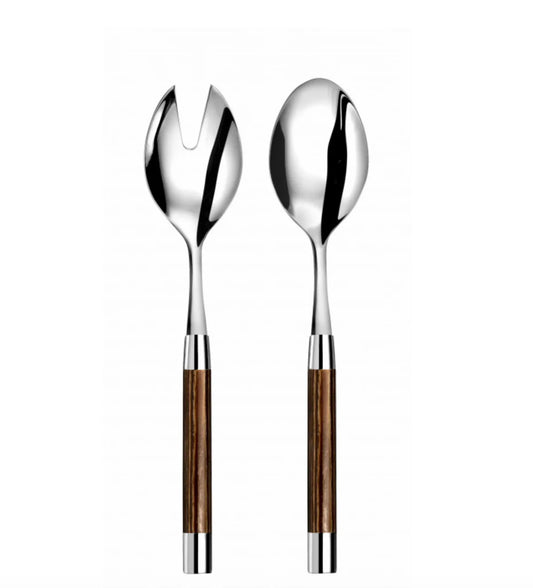 Capdeco Conty Wood Salad Serving Set