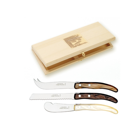 Berlingot 3-Piece Breakfast & Cheese Knives Set