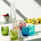 Gluglu Glasses Assorted Colors - Set of 6 glasses