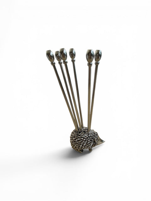Hedgehog Cocktail Picks and Holder