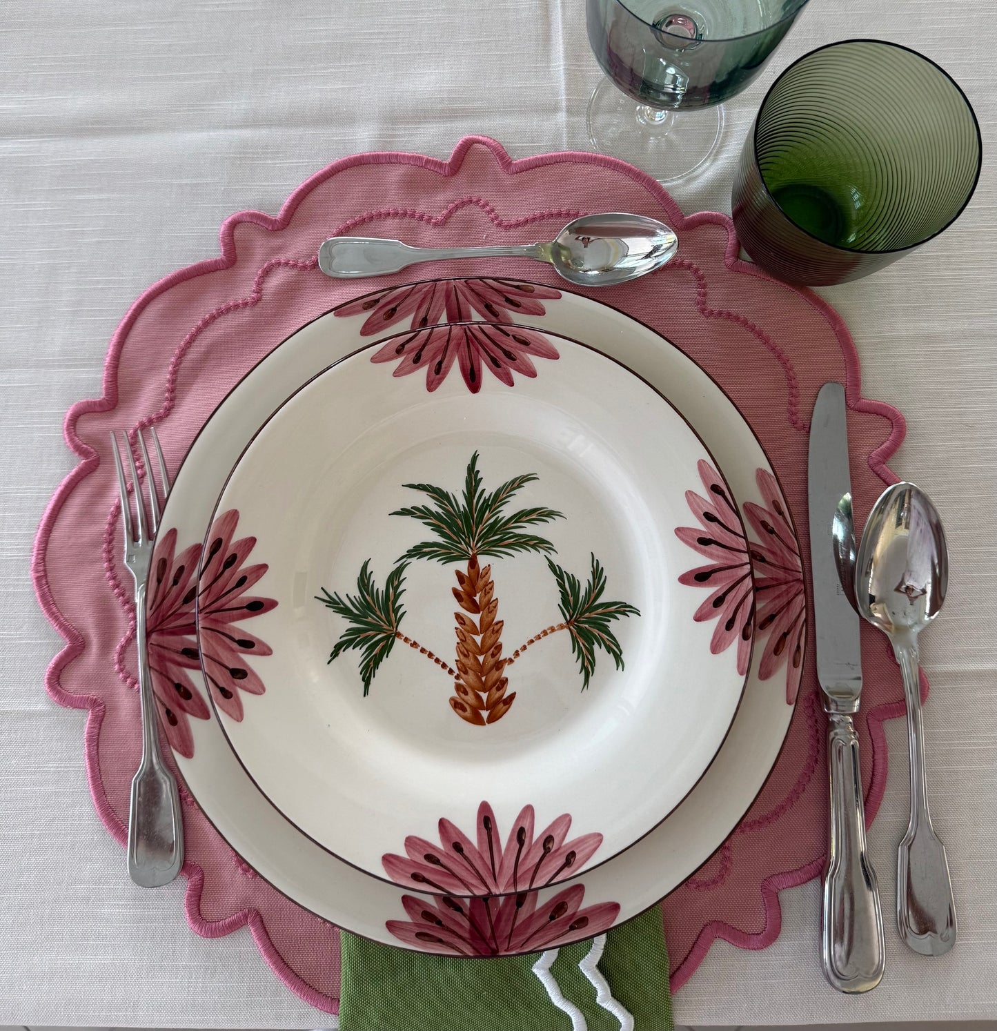 Harmony Pink Placemat - Set of 2