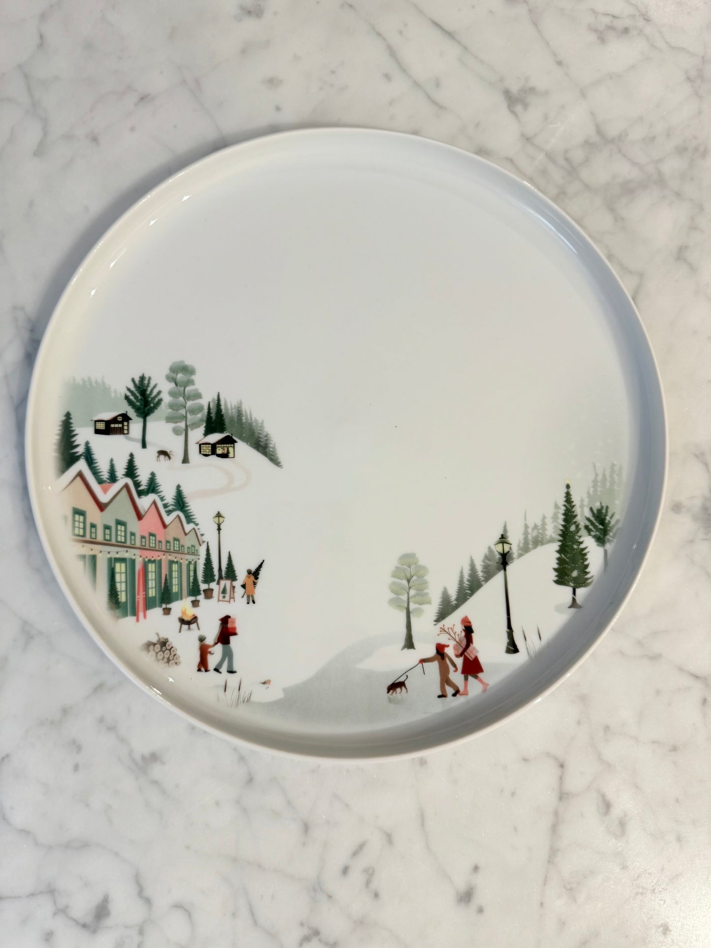 Winter Toulouse Dinner Plates