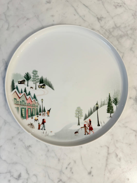Winter Toulouse Dinner Plates