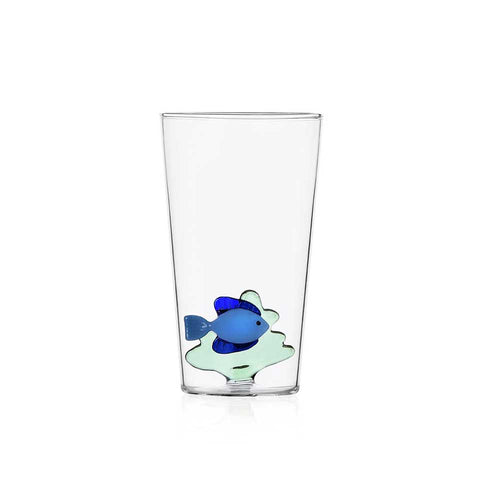 Marine Garden Long Drink Blue Fish Green Seaweed