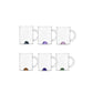 Luna Dot Mug - Set of 4