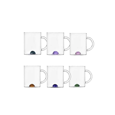 Luna Dot Mug - Set of 4