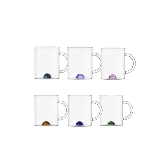 Luna Dot Mug - Set of 4