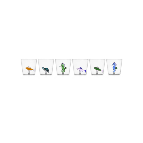 Marine Garden Assorted Tumblers - Set of 6