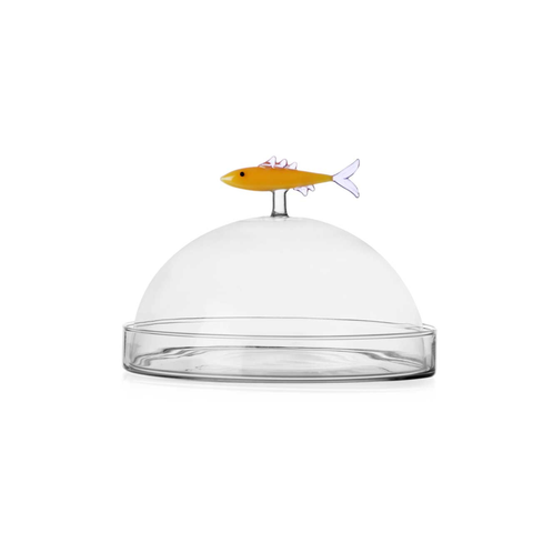 Marine Garden Dome Dish with Sardine