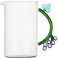 Fruits and Flowers Grape Jug