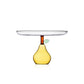 Fruits and Flowers Raised Yellow Pear Stand