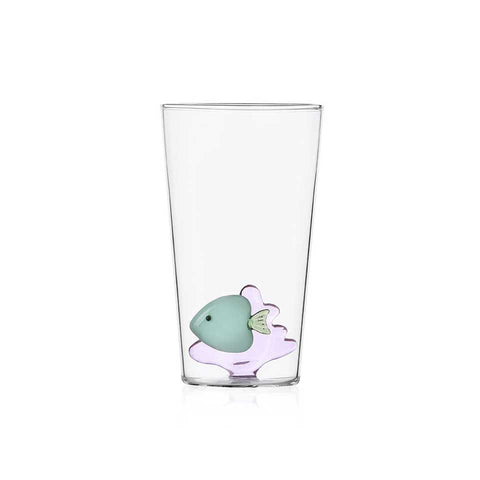 Marine Garden Long Drink Green Fish Pink Seaweed