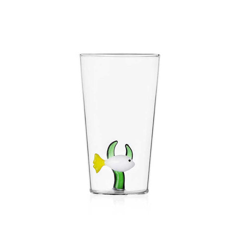 Marine Garden Long Drink White Fish Green Seaweed